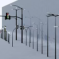 Various Types of Outdoor Lights for Street Park with Modern Design and Durable Structure