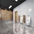 Modern Restroom 3d model