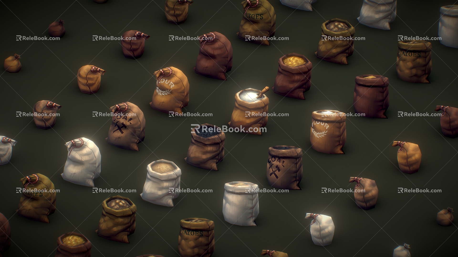 Sack Salt Bag 3d model