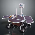 Advanced Space Exploration Rover With Solar Panels Robotic Arm And Scientific Instruments 3d model