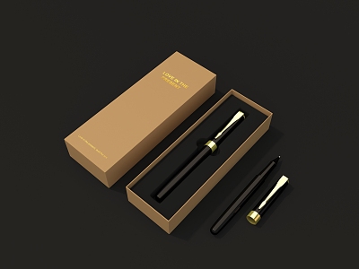 High-end fashion gel pen suit 3d model