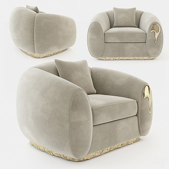 Soleil armchair 3d model