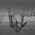 Fence Railing Iron Railing Fence Iron Gate Iron Fence 3d model