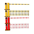 modern toll pole 3d model