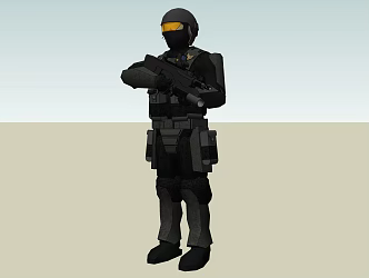 Warrior 3d model