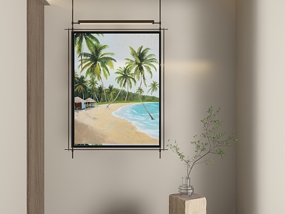 Seaside Niche Hanging Paintings model