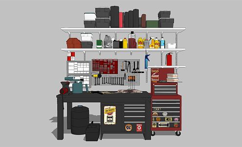 Industrial LOFT Tool Hardware Tool Box 3d model