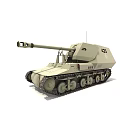 Armored Military Tank With Beige Color Cannon Tracks Antenna And Number 433