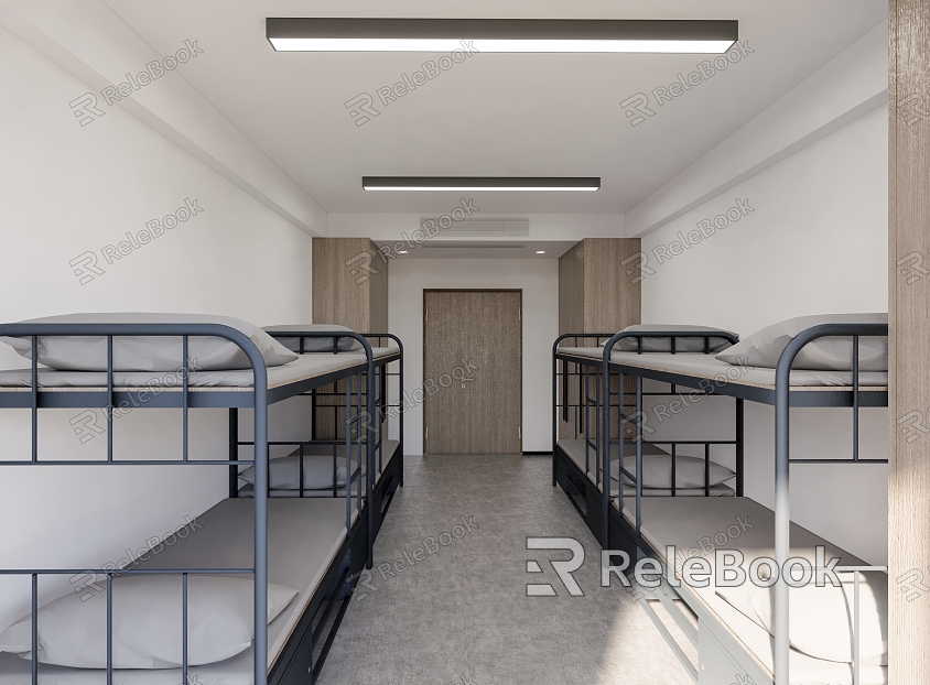 Apartment Student Dormitory model