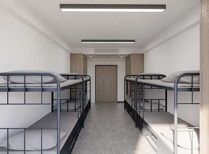 Apartment Student Dormitory 3d model