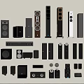 Modern Headphones and Speakers With Wireless Features Sleek Design and Quality Sound Performance