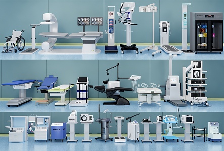 Medical equipment Medical equipment Medical testing equipment Medical equipment combination Medical equipment combination Bed equipment combination 3d model