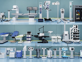 Medical equipment Medical equipment Medical testing equipment Medical equipment combination Medical equipment combination Bed equipment combination 3d model