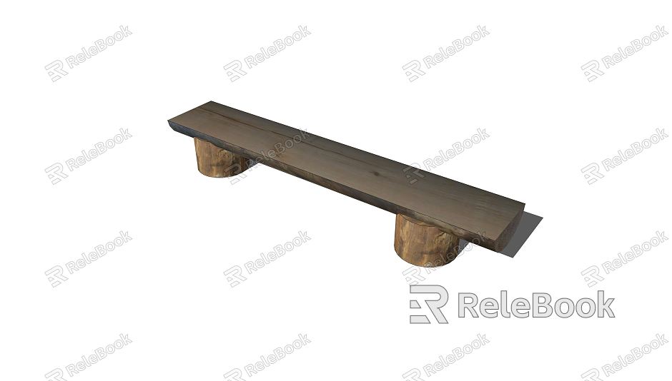 Modern Outdoor Chair Landscape Seat Outdoor Seat Bench Bench Seat Wooden Bench model