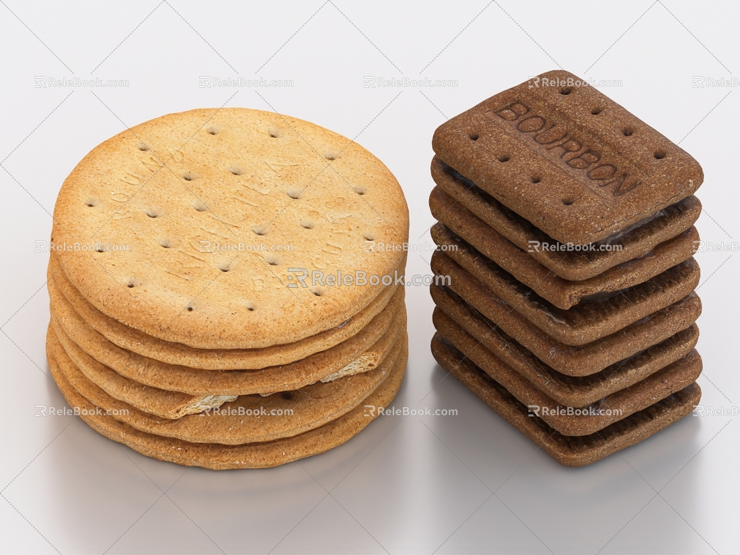 Cookies Snack Snack Food 3d model