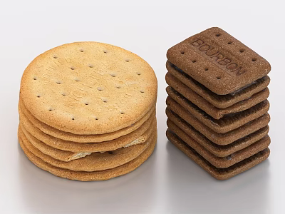 Cookies Snack Food 3d model