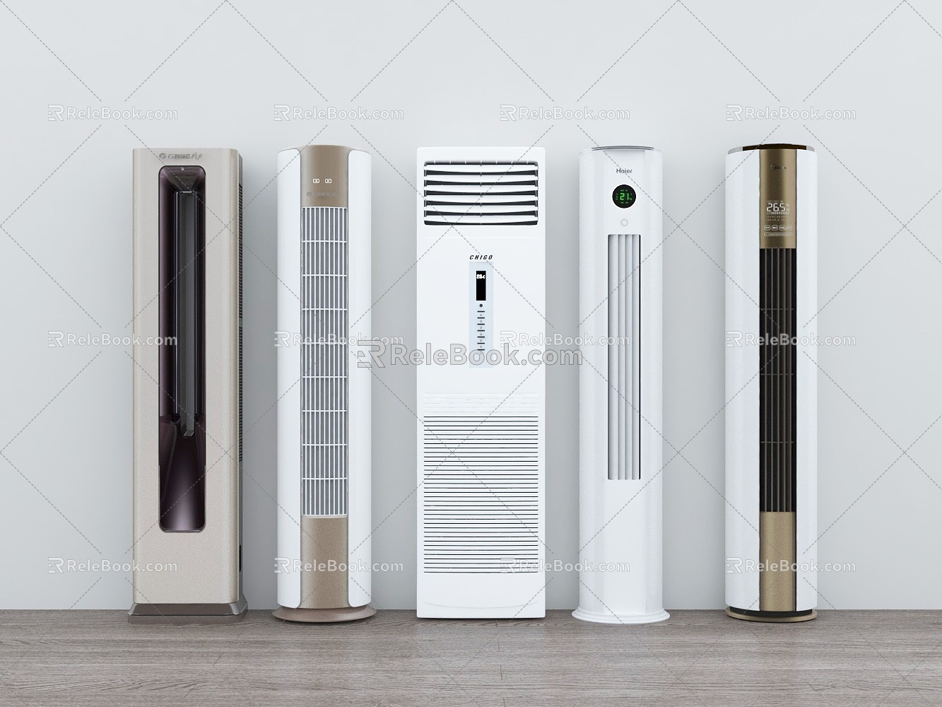 Air conditioning Vertical air conditioning 3d model