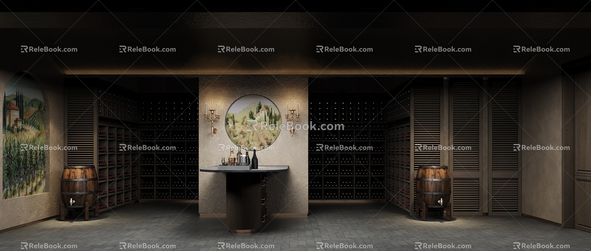 Wine Cellar 3d model