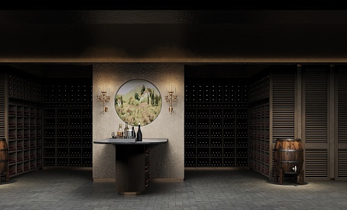 Wine Cellar 3d model