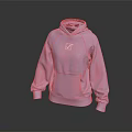 Light Purple Hooded Sweatshirt With Minimalist White Logo And Soft Fleece Fabric For Casual Wear