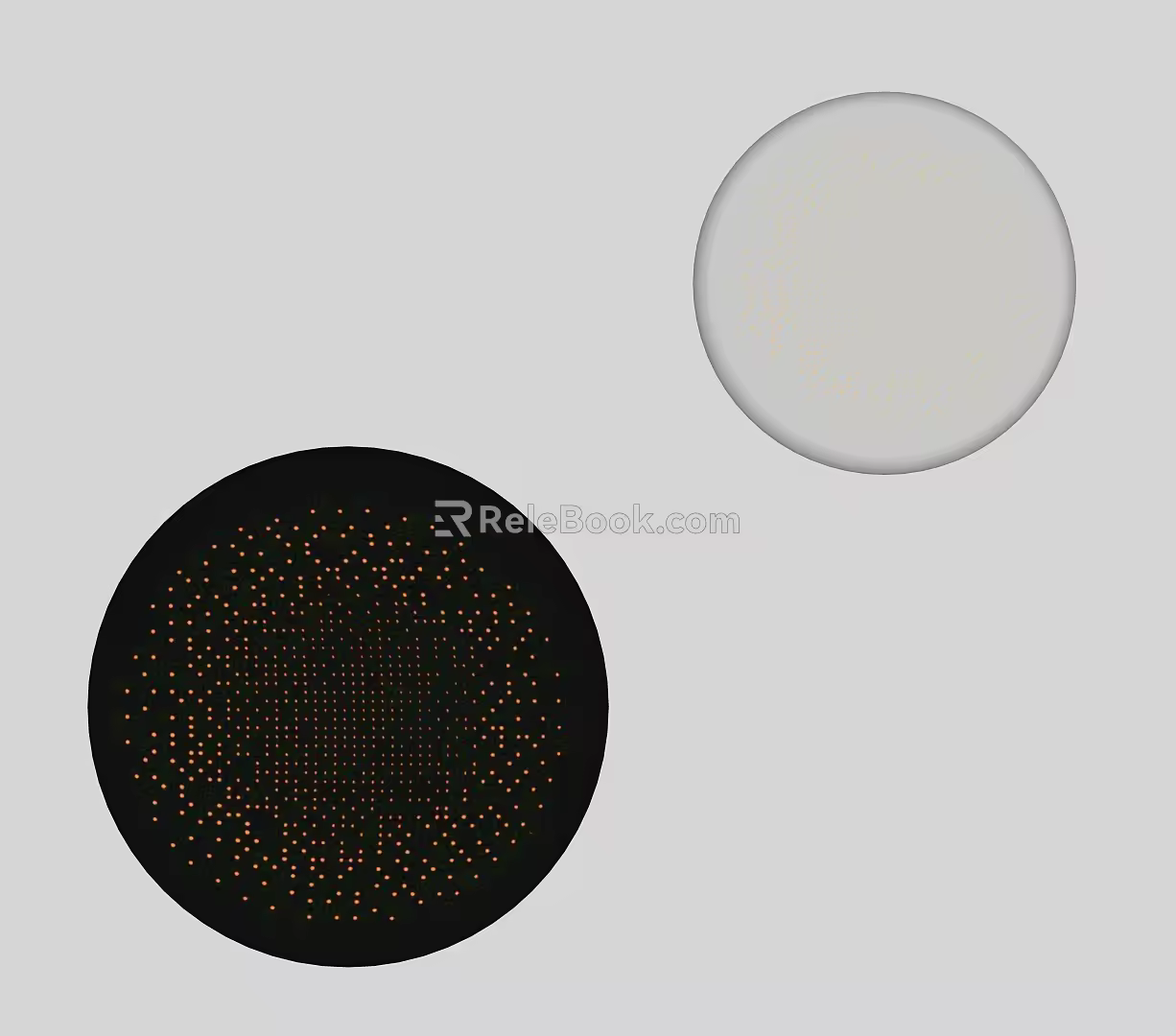 modern wall lamp round wall lamp 3d model