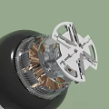 High Precision Motor Internal Components With Metal Gears And Copper Coils