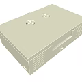 Professional Black Projection Monitoring Projector With Lens And Ventilation Grilles