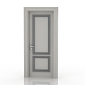 Jianou solid wood door interior door door 3d model