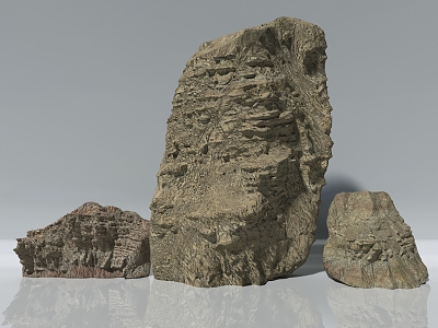 Mountain sandstone cliff sand stone cliff rock wall weathered mountain rock stone karst shaped mountain wall 3d model