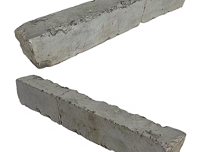 Garden Ornaments Natural Gray Stone Slabs For Outdoor Pathway Decoration 3d model