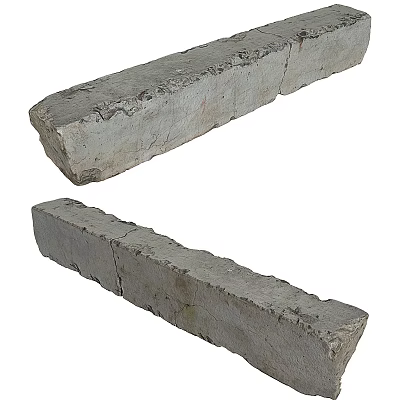 Garden Ornaments Natural Gray Stone Slabs For Outdoor Pathway Decoration 3d model