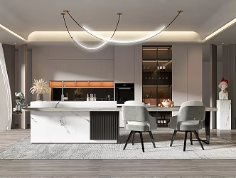 Modern Restaurant 3d model