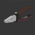 Professional Hardware Wire Stripper With Red Handle For Efficient Wire Stripping