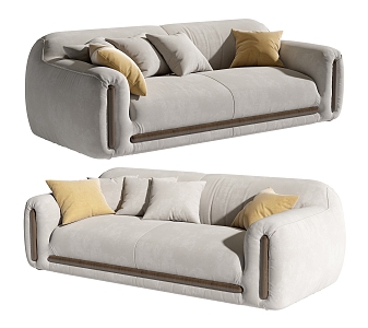 Double sofa 3d model