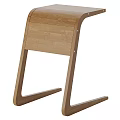 Deep House Nordic Solid Wood Saddle Table Desk 3d model