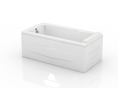 Modern Bathroom Supplies Bathtub 3d model