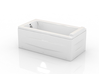 Modern Bathroom Supplies Bathtub 3d model