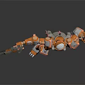 Modern Game Character Sci-Fi Warrior Future Warrior Super Soldier Magic Warrior 3d model