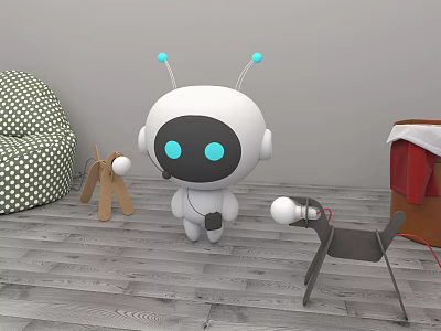 Modern Robot Toy Robot 3d model