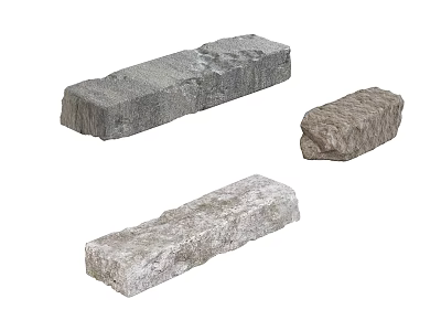 Decorative Rockery Stones With Natural Textures Unique Shapes And Sizes For Outdoor Decor 3d model