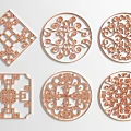 new chinese style carved 3d model