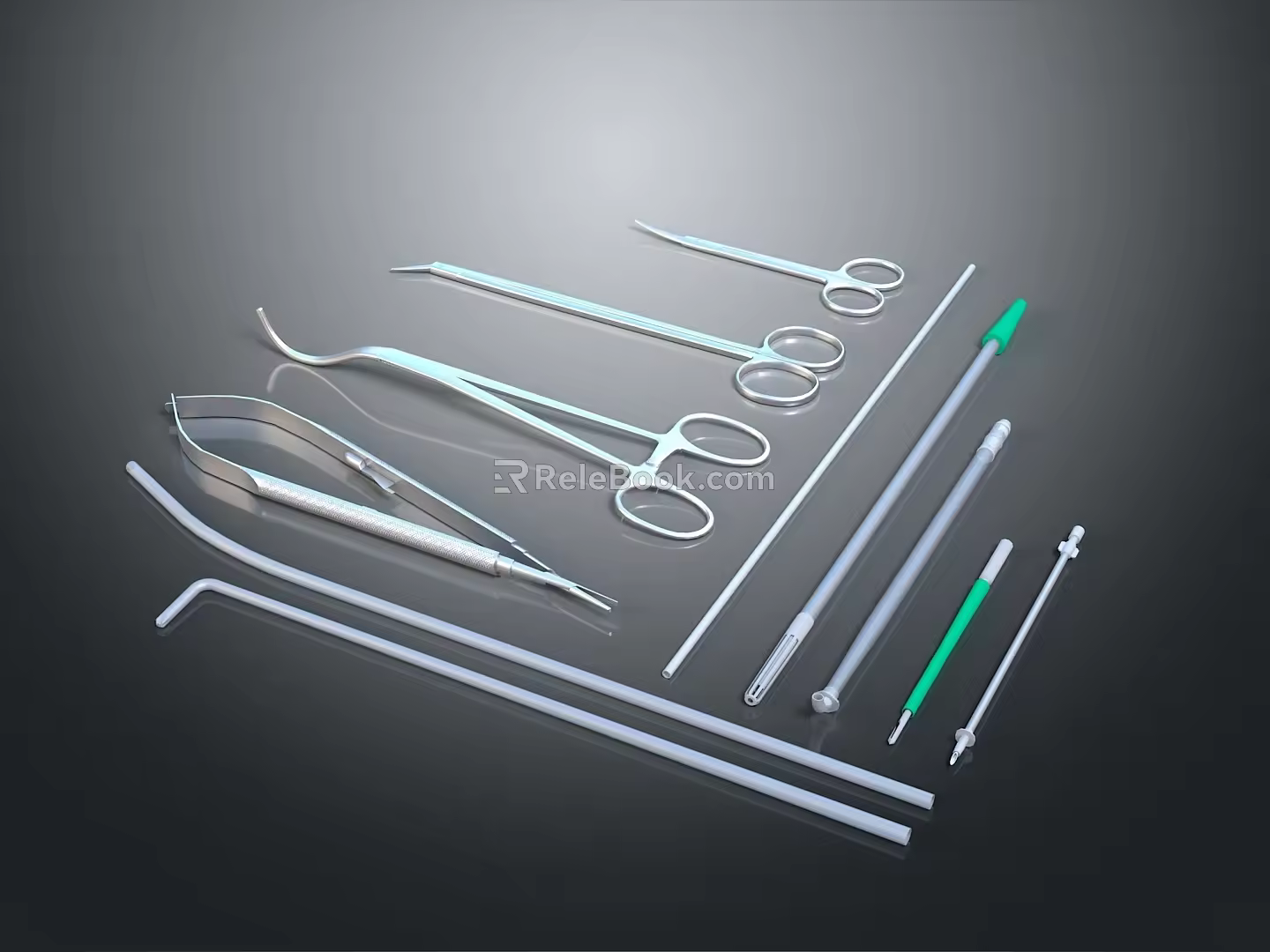 clamp forceps 3d model