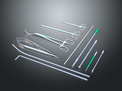 clamp forceps 3d model