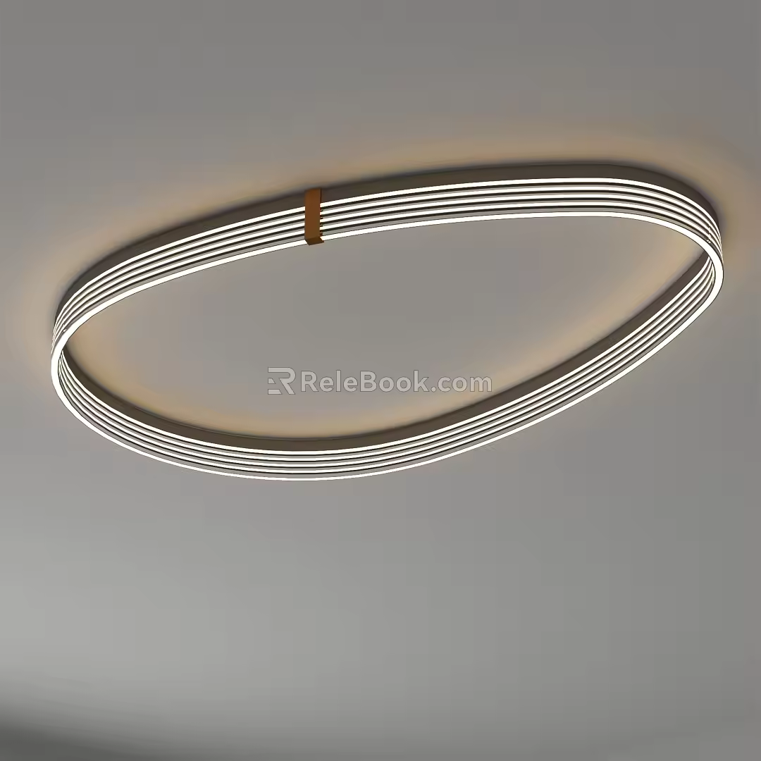 Modern ceiling lamp creative round ceiling lamp 3d model