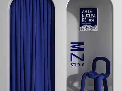 Clothing Store Changing Room 3d model