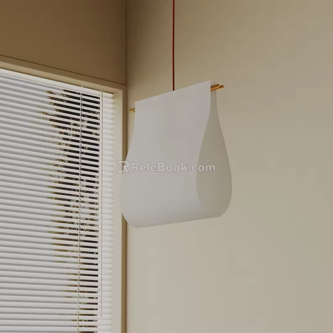 Modern chandelier 3d model