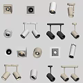 Modern Downlights And Spotlights With Various Styles Metal Designs Neutral Colors For Home Decor