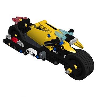 Lego Moto Toy Accessories 3d model