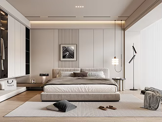 Modern Bedroom 3d model