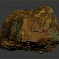 Wooden Stone Natural Raw Material With Orange Color And Rough Surface Texture